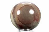 Polished Polychrome Jasper Sphere - Madagascar #359009-1